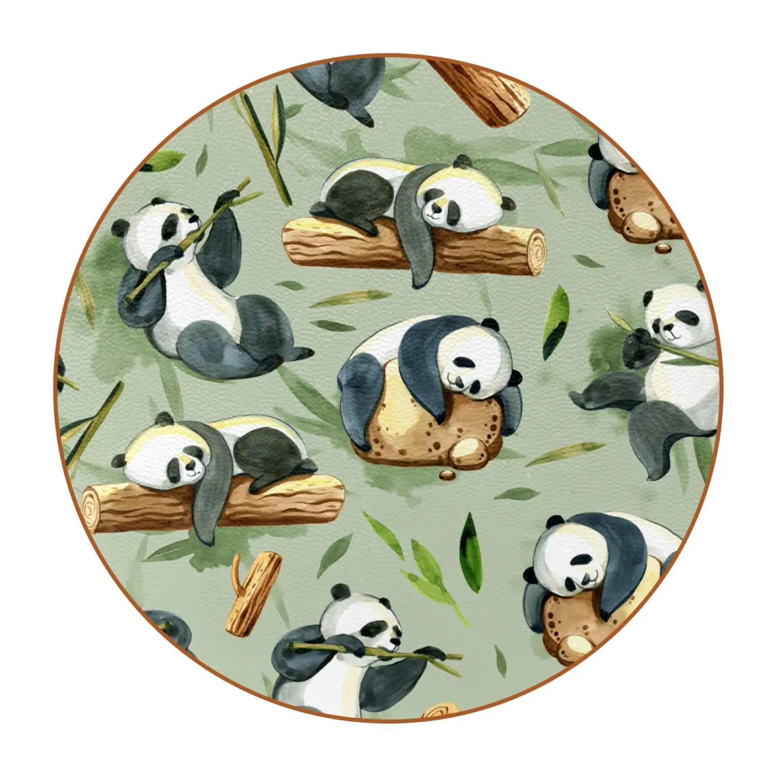 

Cute Panda Coasters for Drinks 1PCS, Absorbent Non-slip Ceramic Coaster for Coffee Table, Home Decor,Housewarming Gift for Women
