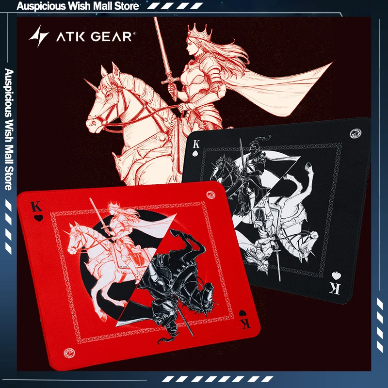 Genuine ATK Warhorse Battle Riding Mouse Pad Original Illustration E-Sports Fps Game Office Dedicated Fearless Contract Delta