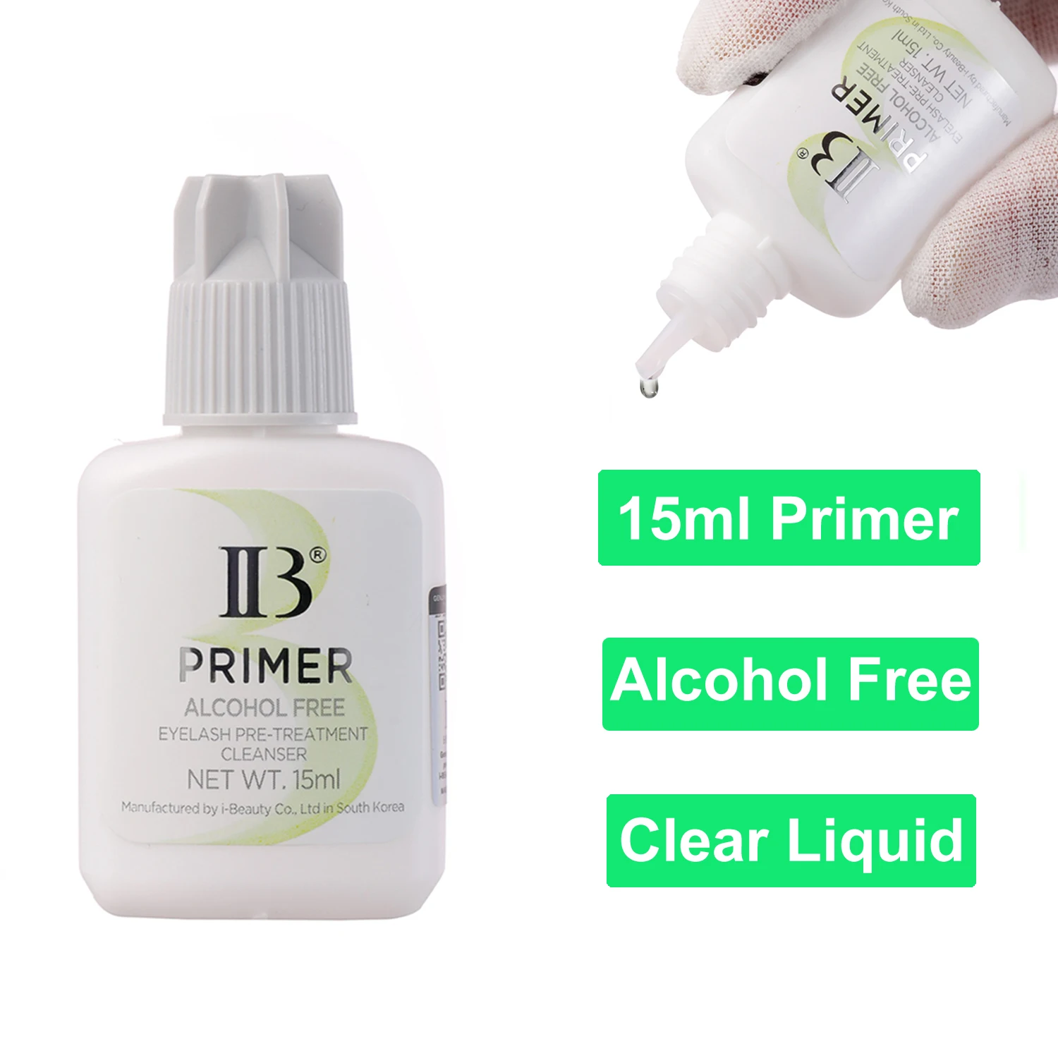 I Beauty Primer Eyelash Extension Pre Treatment Cleanser Rose Banana Coconut Scent Alcohol Free ib Primer Eye Makeup Tools