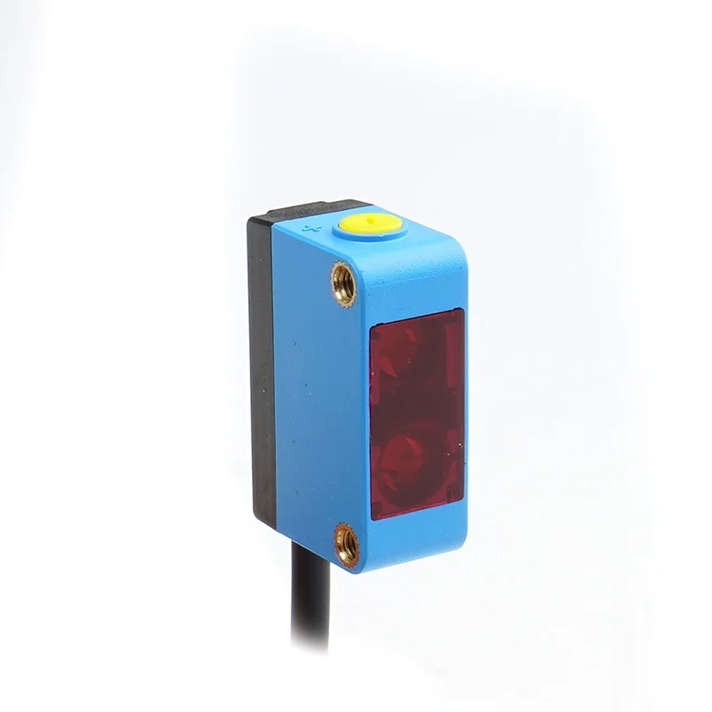 CHUX Long Detect Distance Diffuse Type Photoelectric Sensor Switch NPN PNP E3ZG-D62 Small Spot 2m Distance Adjustable Infrared