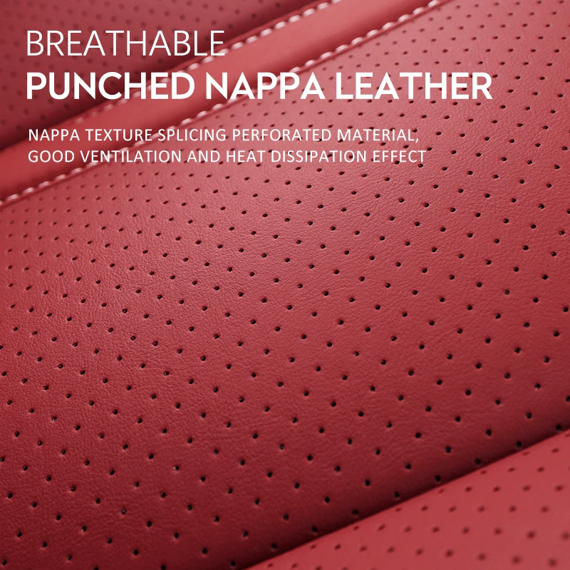 PU Leather Car Seat Cushion Four Season Car Cushion Pad Mat Nappa Leather Full Wrap Car Seat Protector Auto Chair Pad Accessory view 3