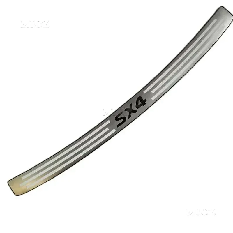 

Стайлинг автомобиля для Suzuki SX4 2007-2012, автомобильные чехлы, высококачественная нержавеющая сталь, задняя панель на подоконнике, защита заднего бампера, порог