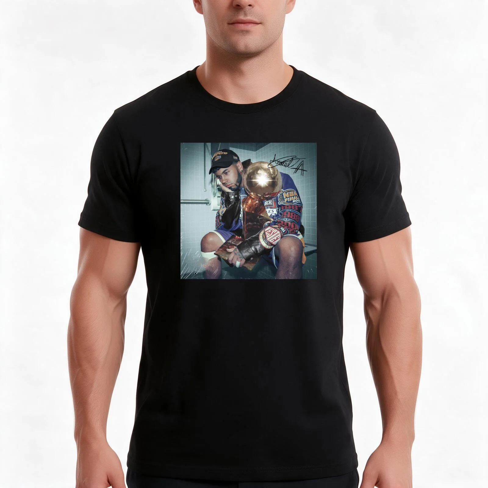 Anuel AA - Subelo Merch T-Shirt, Summer Casual Cotton Tee, Oversized Streetwear Tops, Vintage Graphic Print, Unisex Men Women