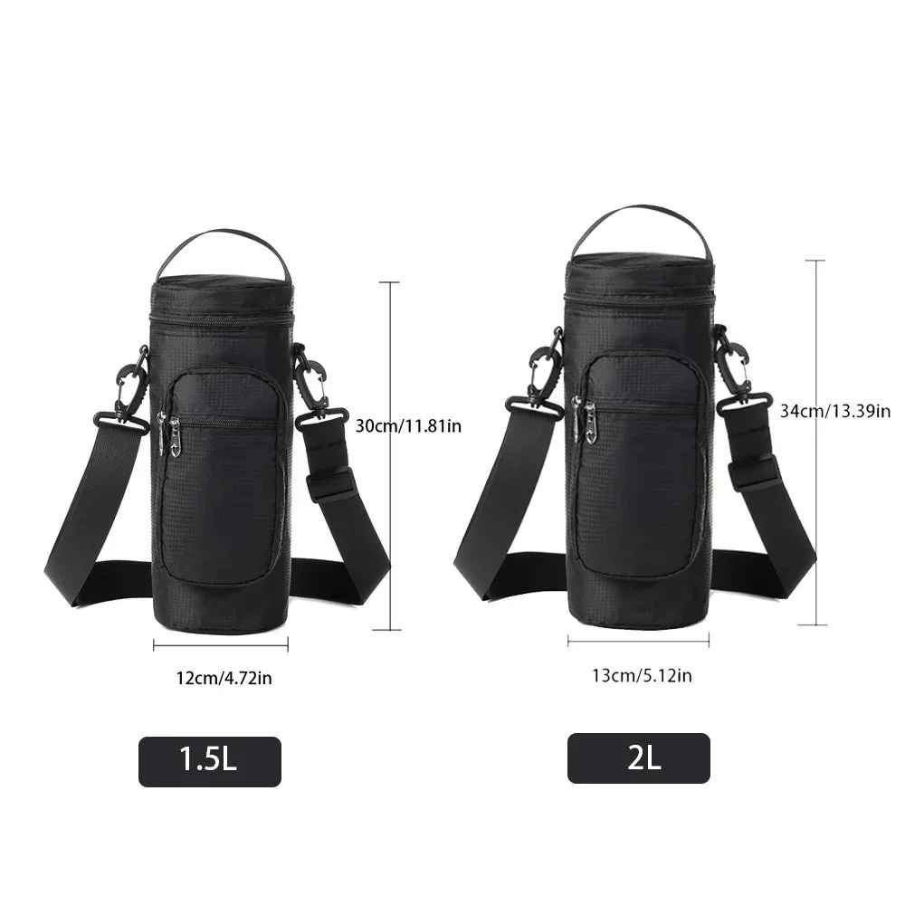Portable Refrigerated Bags 1.5L/2L Capacity Insulated Design Insulated Storage Bag Durable Oxford Cloth Water Bottle Storage Bag image 6