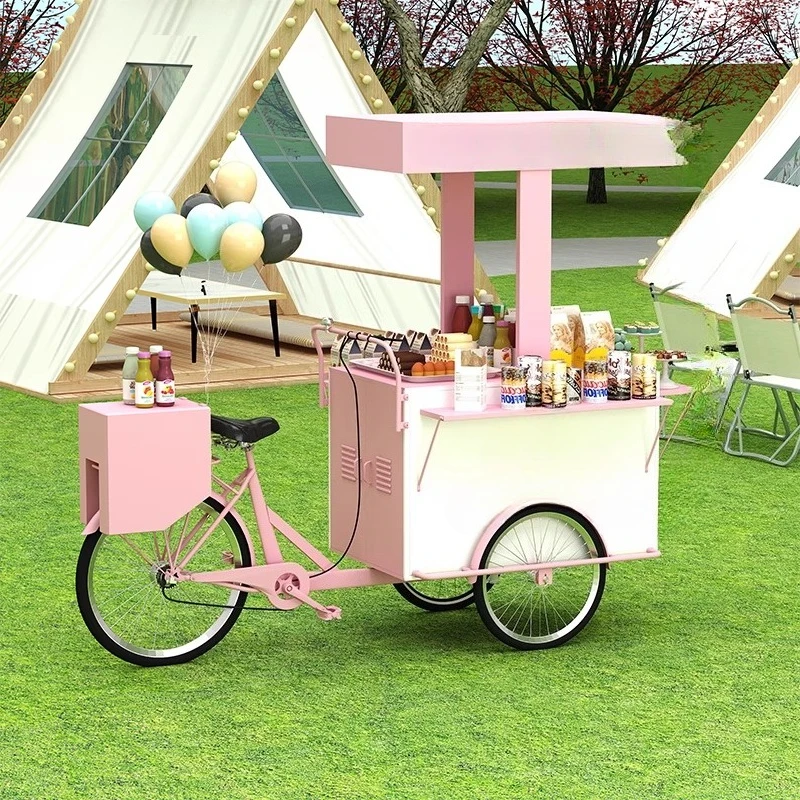

Outdoor stall creative upside down donkey tricycle night market display publicity parade float