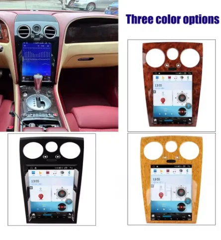 Carplay Car Radio For Bentley Flying Spur Continental GT 2005-2019 Android14 Vertical screen Multimedia Player GPS Navigation