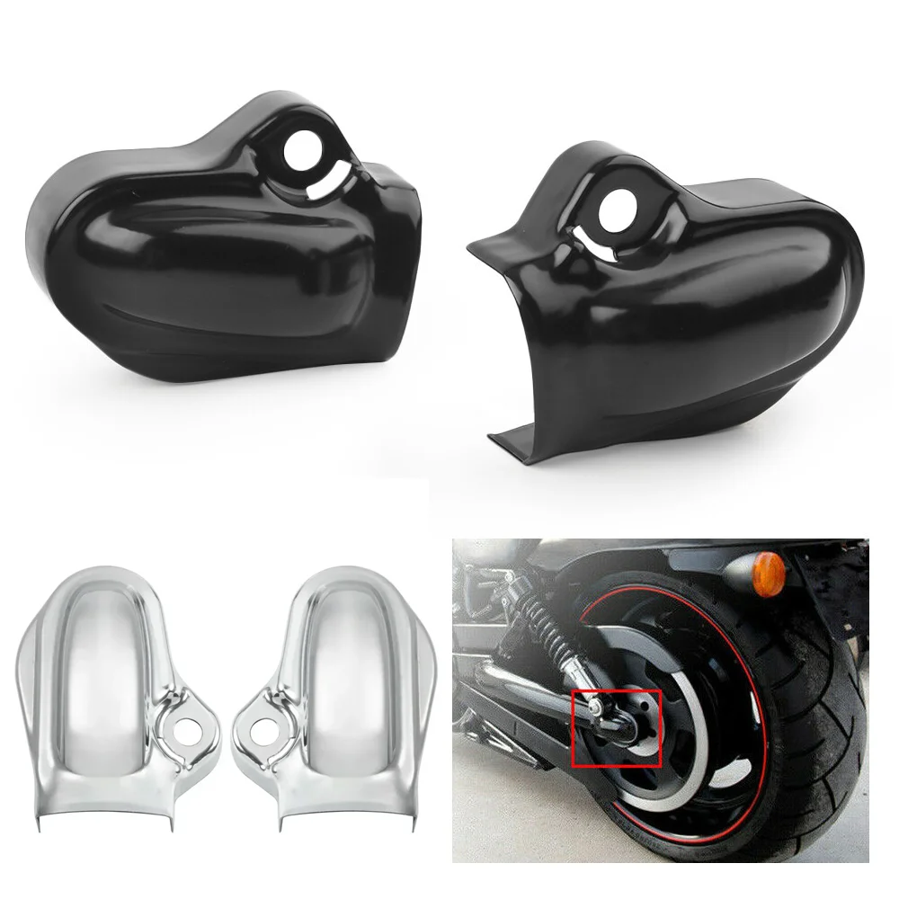 

Rear Axle Covers Rear Wheel Shaft Cap Side Protector Guard For Harley 02-2017 V V-Rod VRSCA VRACB VRSCF Street/Night Rod VRSCD