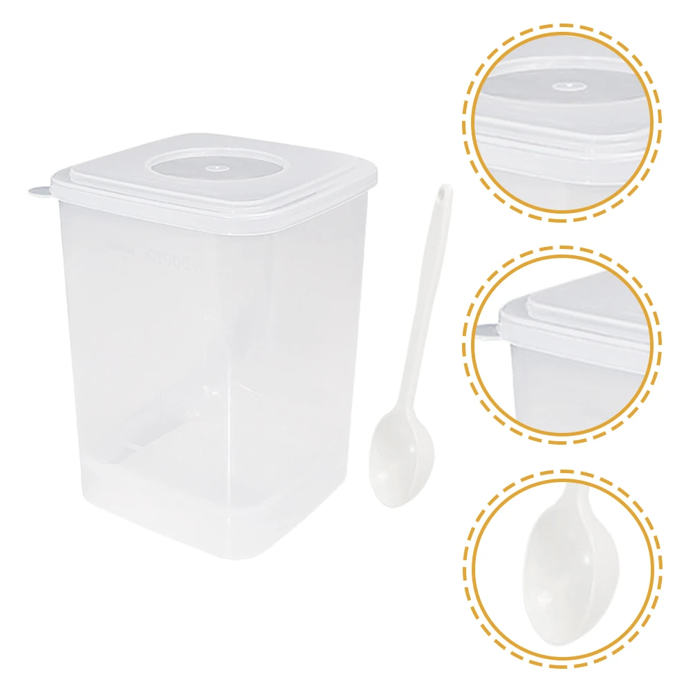 

Yogurt Fermentation Container Fresh Food Storage Box Fridge Organizer Fruit Case Sealing Portable PP Material Students