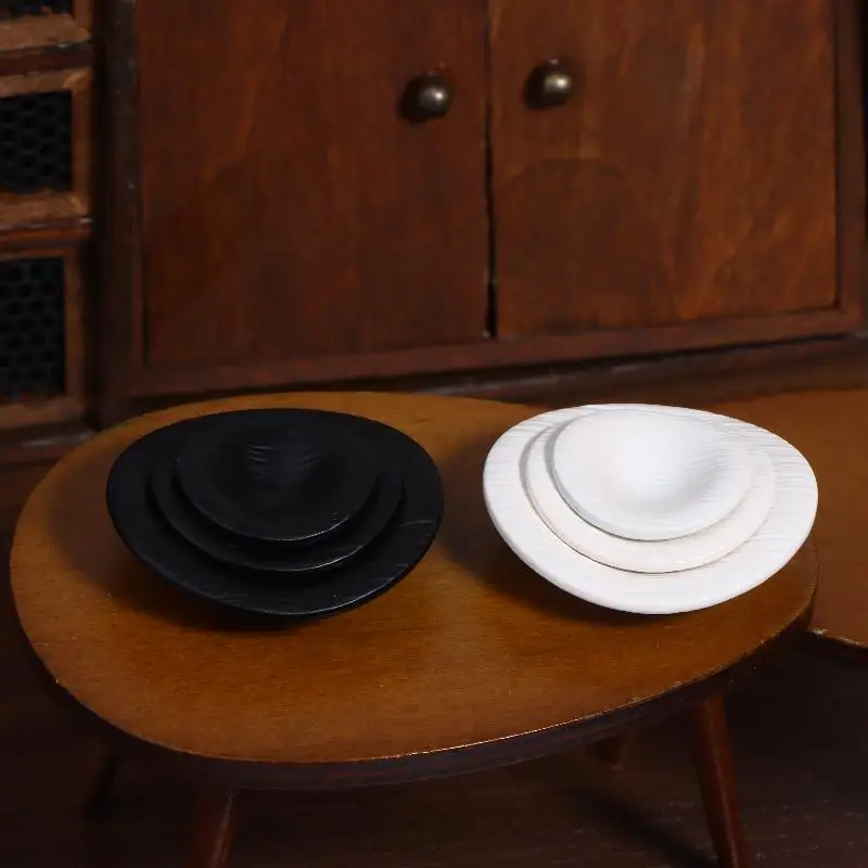 Simulation d'assiette de fruits pour maison de poupée, modèle de maison de poupée Miniature, décoration de cuisine, accessoires de Micro scène, 3 pièces/ensemble 1:12