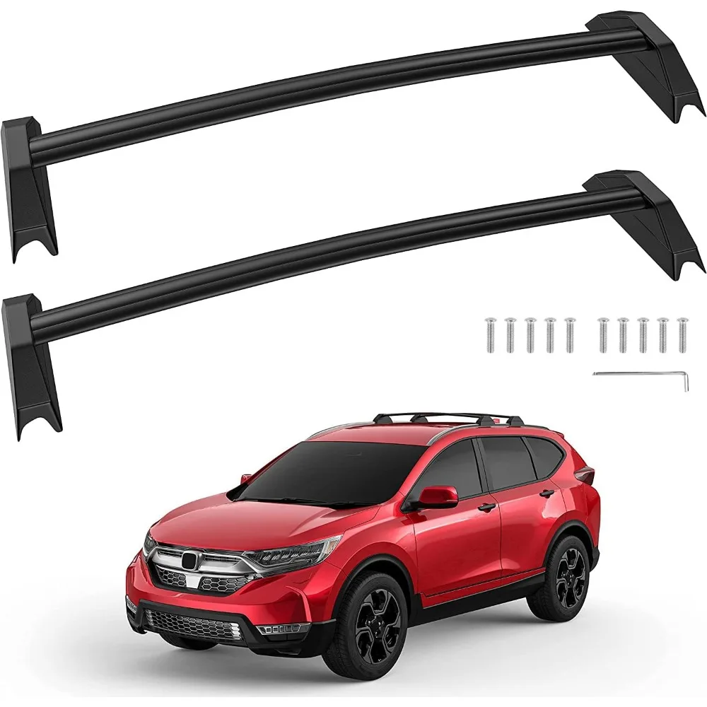 

Universal Roof Rack Cross Bars for SUV with Side Rails - Heavy Duty 150lb Capacity, Easy Install (Set of 2)