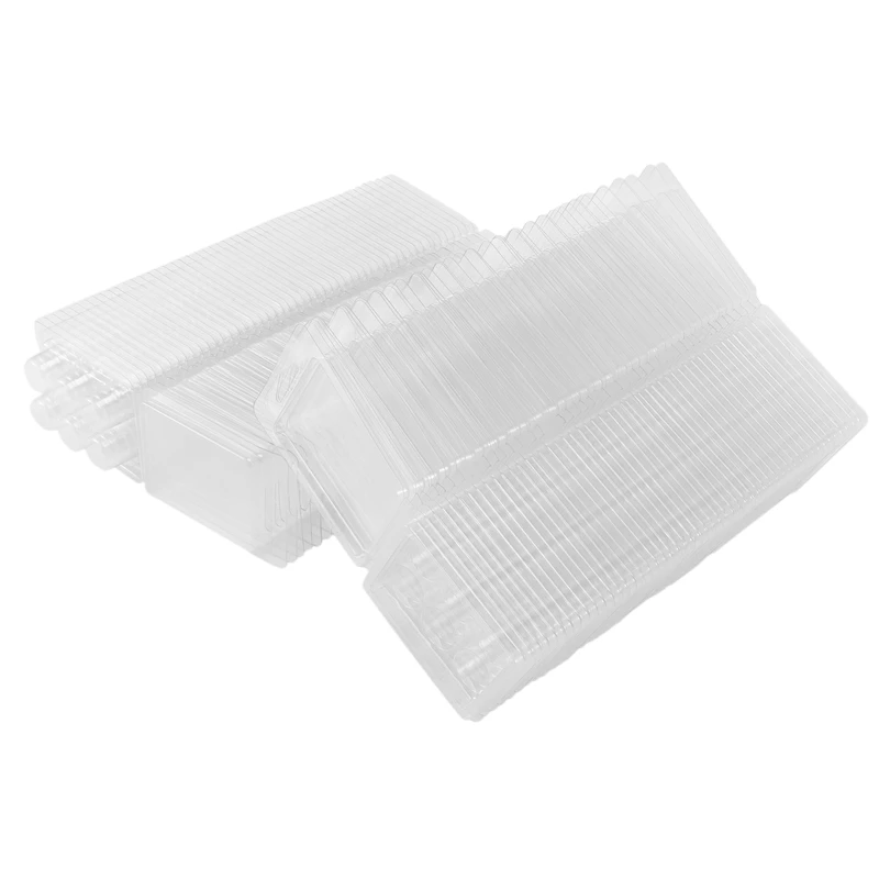 

Wax Melt Containers-6 Cavity Clear Empty Plastic Wax Melt Molds-100 Packs Round Clamshells For Tarts Wax Melts