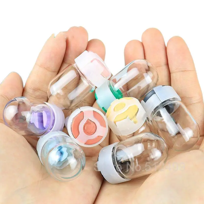 

100pcsSpot round bottom bulb bottle 5ml10ml medicine beauty eye cream bottle Ann bottle transparent Celine bottle bayonet bottle