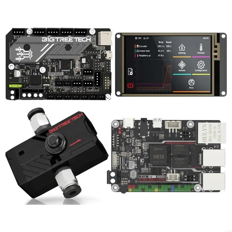 

634A SKR Mini v3.0 Плата управления с BTT V1.2 & TFT35 SPI V2.1 & SFS v2.0 SET