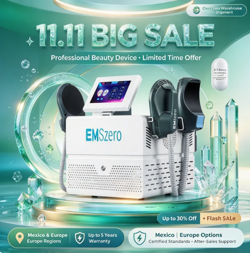 EMSZERO Professional 9500W 20Tes Body Sculpt Machine EMS Body Contouring Muscle Building Weight Loss Salon Equipment