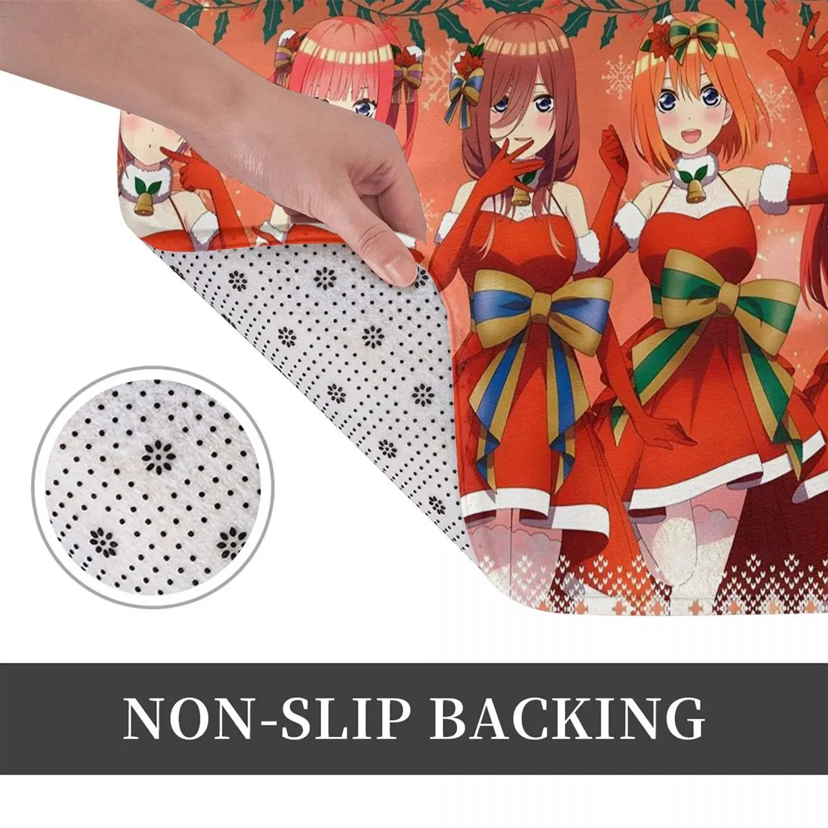 Anime The Q-quintessential Q-quintuplets Doormat Kitchen Entrance Home Floor Mat Non-slip Carpet Rug for Bedroom Footpad Mats