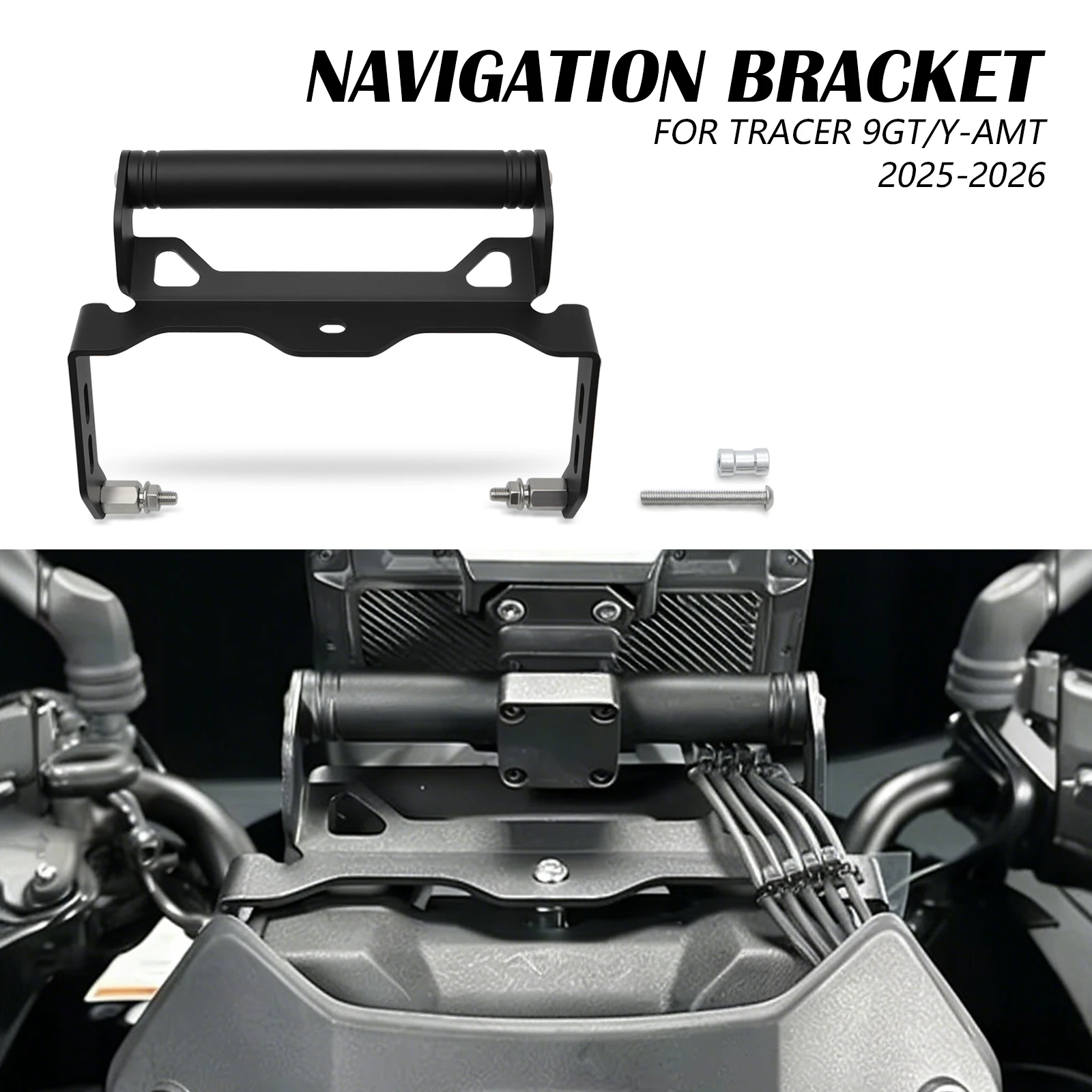 

For Yamaha Tracer 9GT+ Y-AMT 2025-2026 Tracer 9 GT Mobile Phone Plate GPS Bracket Motorcycle Stand Holder Navigation Bracket