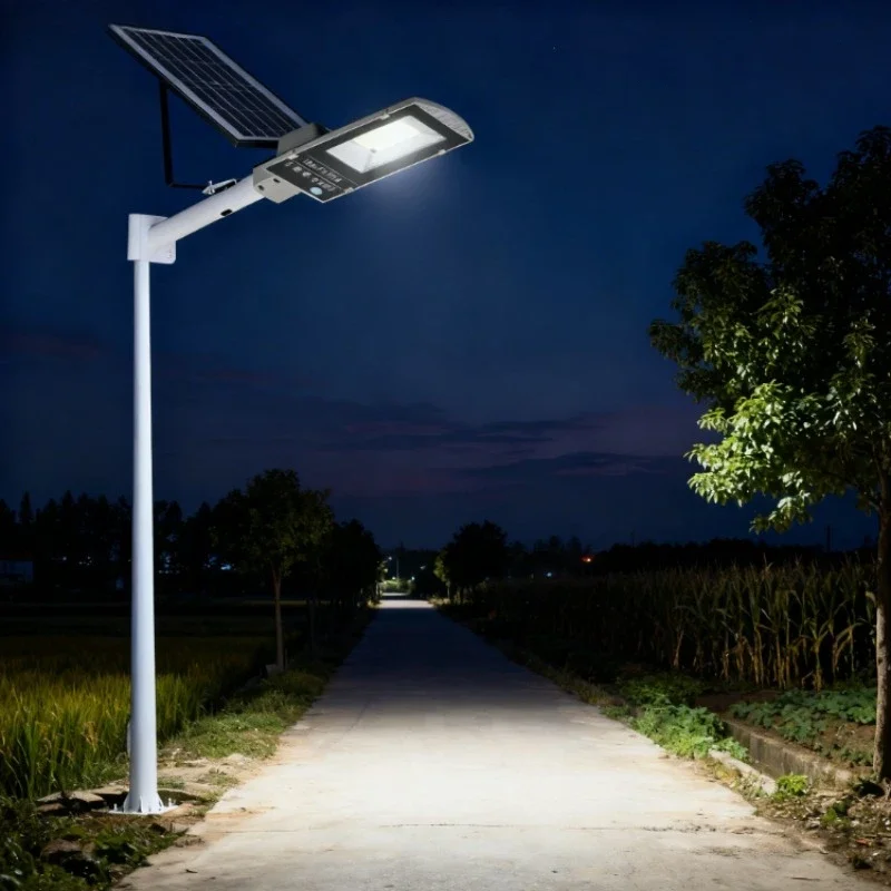 Solar Outdoor Courtyard Rural Home Waterproof Super Bright High Power Aluminum Shell Lighting Street Light