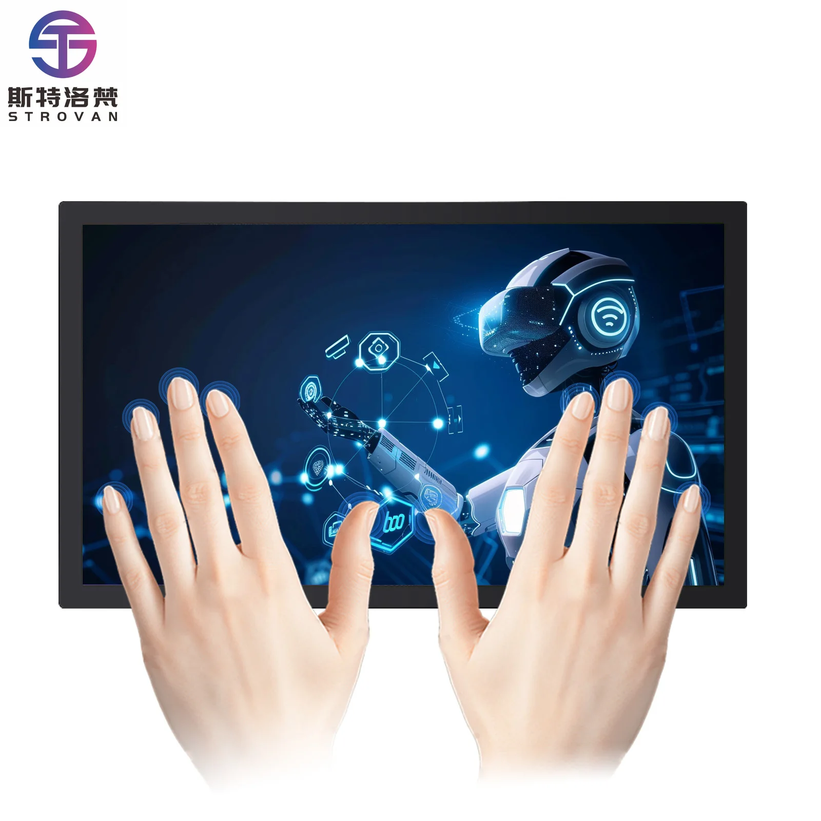 Win 10 Industrial Touch Panel PC 10.1-55 Inch All-in-One Industrial PC I3/I5/I7/V-SA USB/RJ45/J1900/J4125 Touch Screen