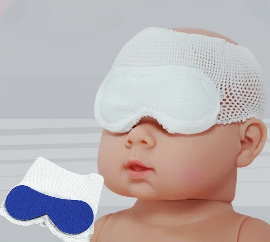 

Medical Newborn Phototherapy Protectives Eye Masks Care Anti-Blue Light Sunproof Phototherapy Blue Light Baby Shading Blindfold