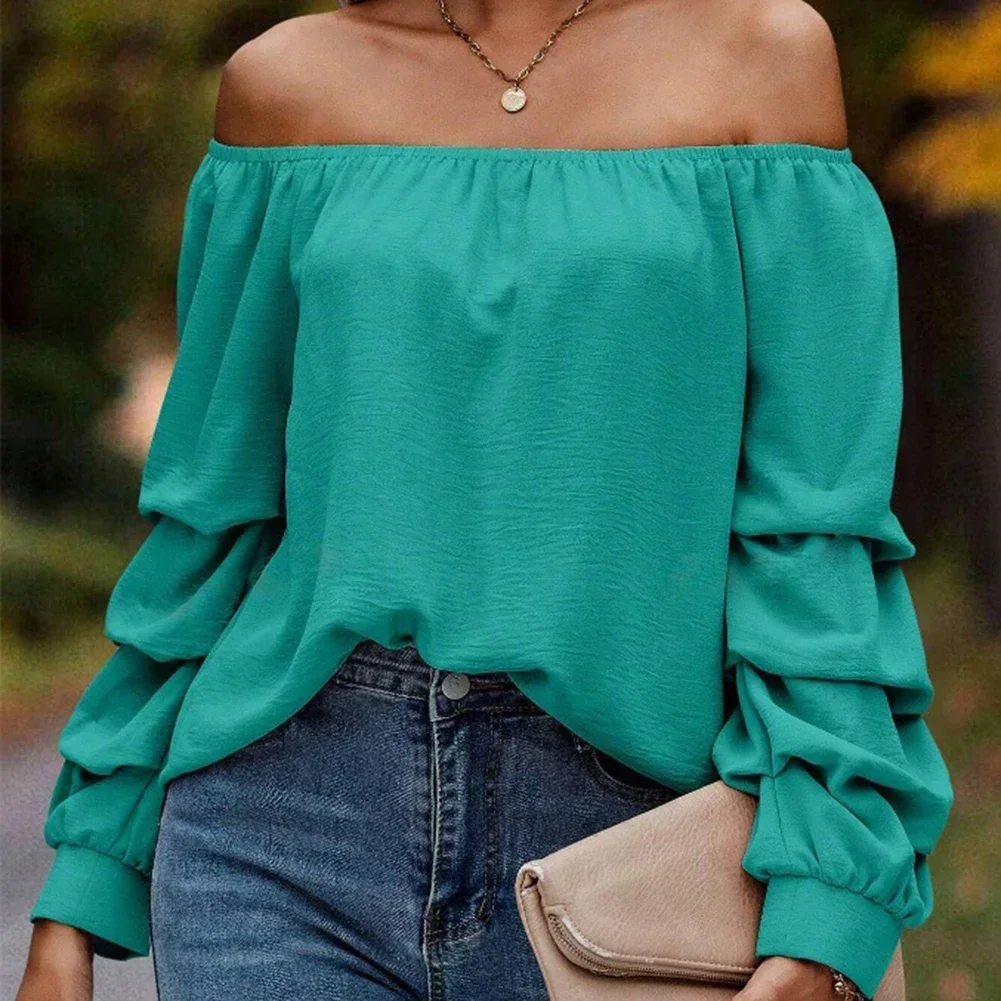 

Daily Casual Wear Long-sleeved Shirt Breathable Shirt Casual Women's Top Breathable Fabric Fashion Style Loose Fit