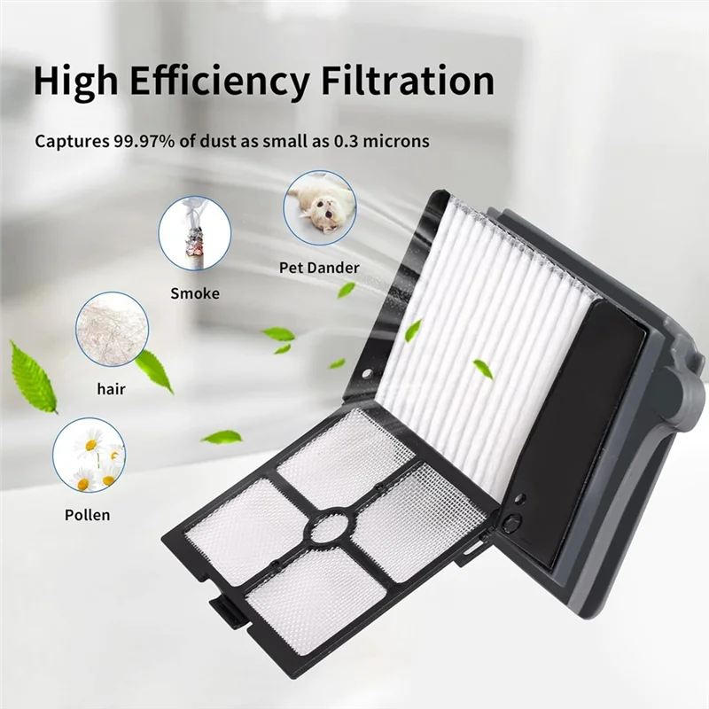 ABKR-Rollers Escova de substituição e filtros para Tineco Floor ONE S6 e S7 Pro Aspirador de pó sem fio Rolos de escova