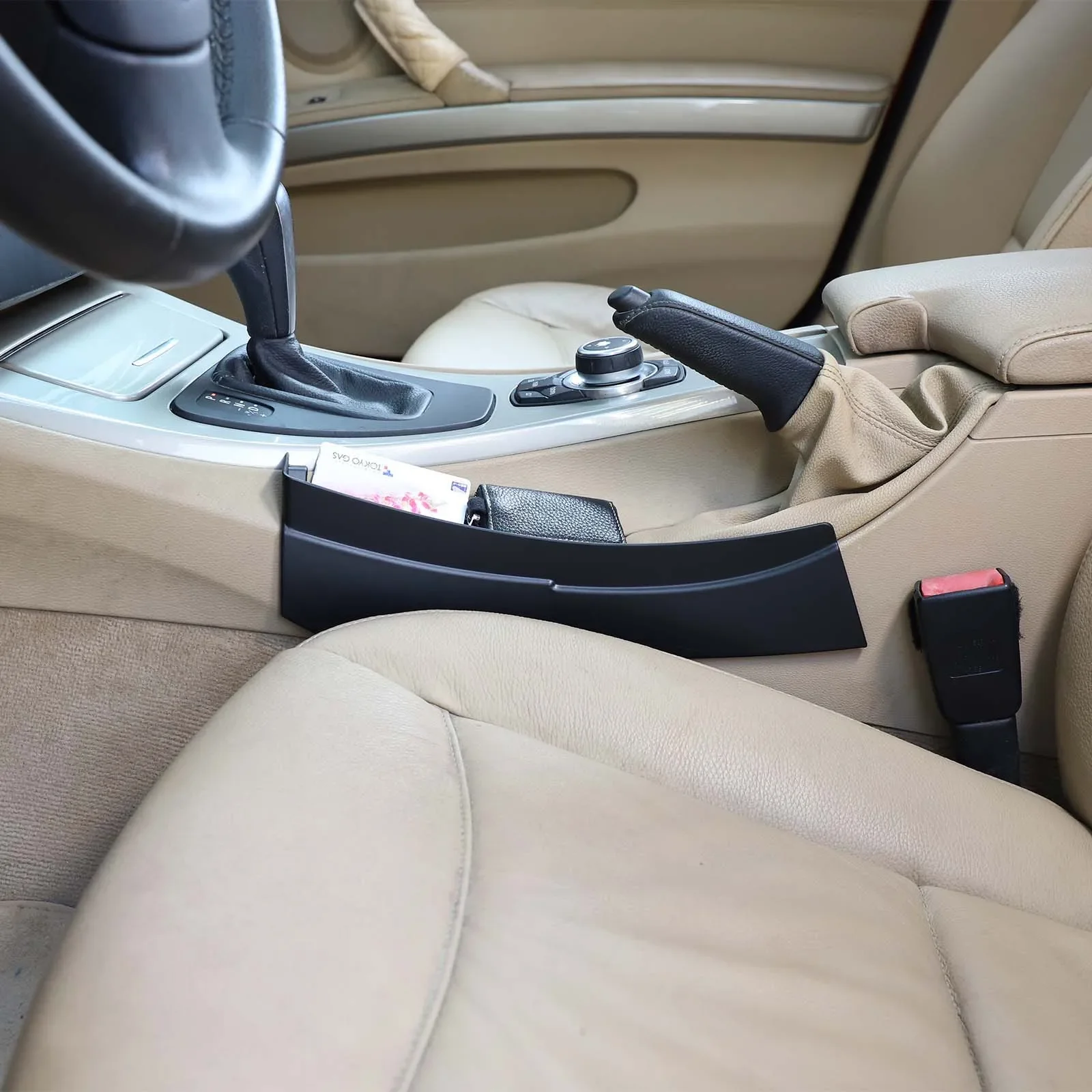 

For BMW 3 Series E90 2005-2012 Car Central Control Side Storage Box Multi-Function Mobile Phone Tray Car Interior Accessories