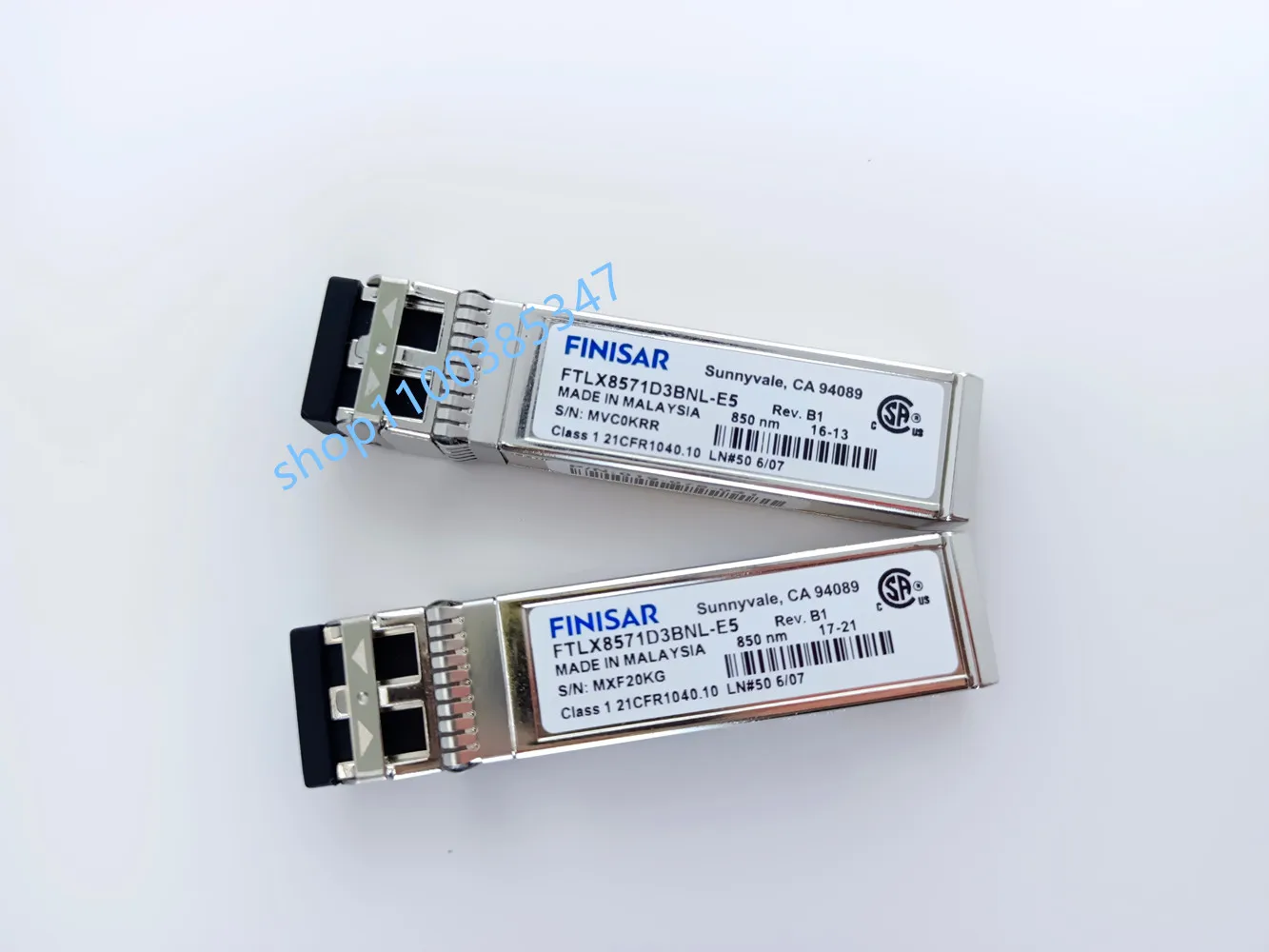 1PCS Finisar 10G Sfp port module/FTLX8571D3BNL-E5/10G 850nm 300m Transceiver/10GB Optical Fiber