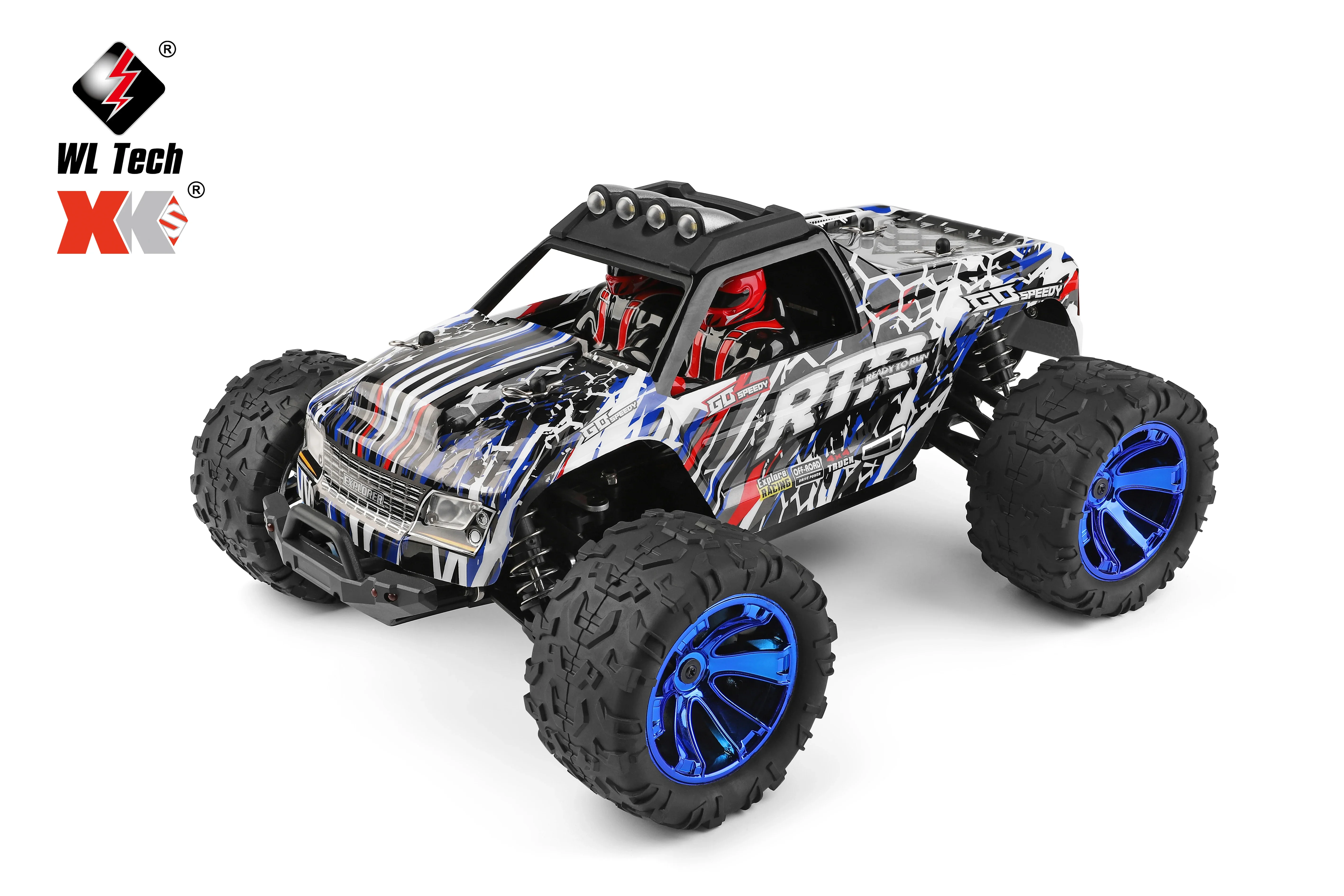 Wltoys 144018 Rc Car 1:14 4WD Drive Off-Road 2.4G ad alta velocità 35 Km/H Radio Control Car RC Racing Cars 1/14 giocattoli veicolo per ragazzi