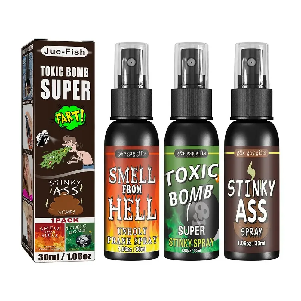 30ml Scheet Spray Grap Spray Grappige Spraybus Stinkbom Stinkend Grappig Speelgoed Grappig Speelgoed Stinkende Scheet Speelgoed voor Halloween Grappige Speelgoedjes
