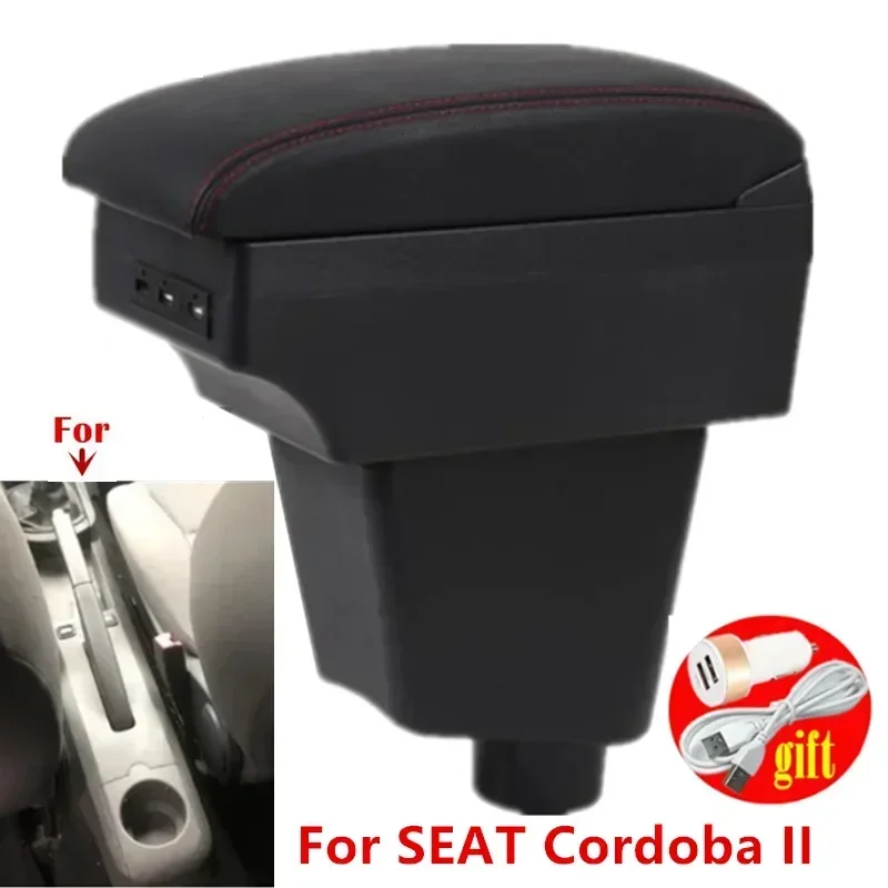 

Central armrest For SEAT Cordoba II 2003 2004 2005 2006 2007 2008 2009 Car Armrest Storage Box For SEAT Cordoba II Armrest Box