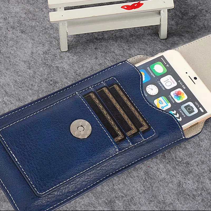 Universal Leather Phone Holste - Money Clip Magnetic ulasan dan harga