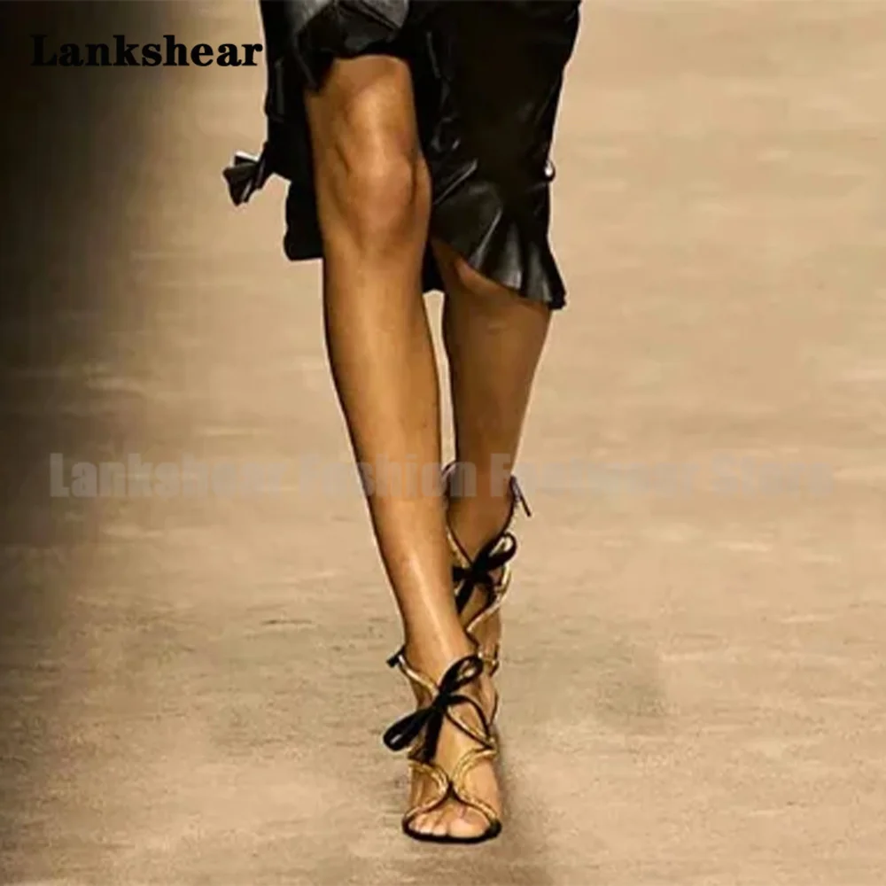 

Metal Chain Embellished Bow Sandals Butterfly-Knot Flock Stiletto Heels Back Strap Women Shoes Summer Sandalias De Mujer Verano
