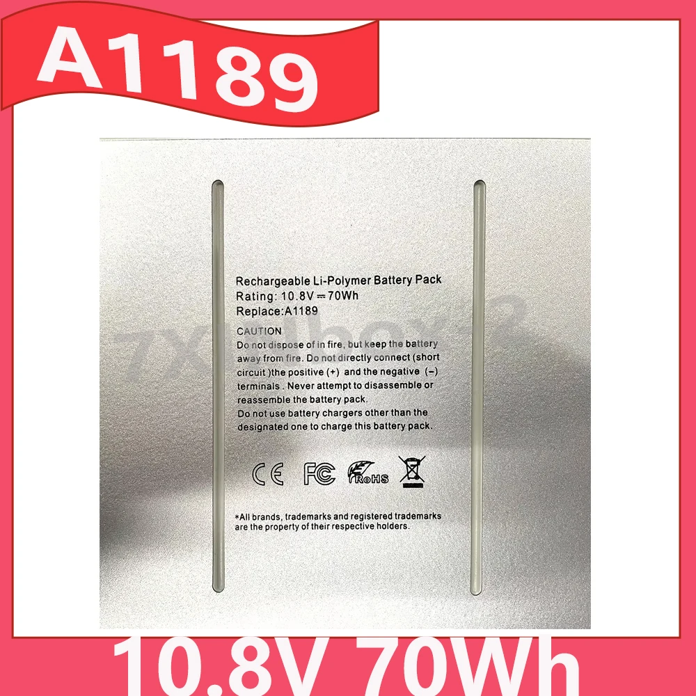 Аккумулятор A1189 70Wh 10.8V для Apple MacBook Pro 17