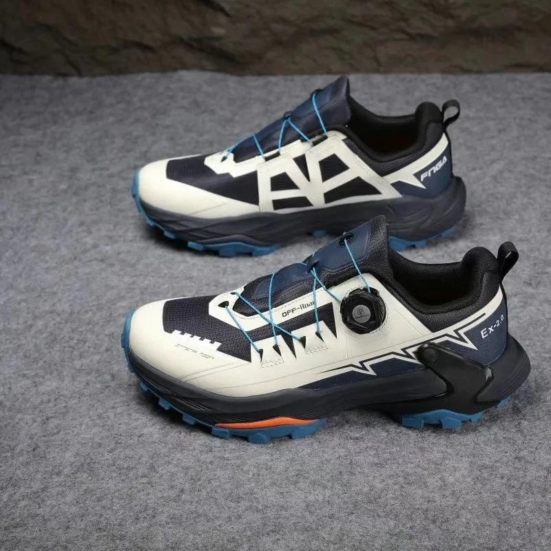

New Arrival Trail Running Shoes Men Outdoor Sports And Leisure Shoe Man Quick Lacing Athletic Shoes Male Walking Sneakers