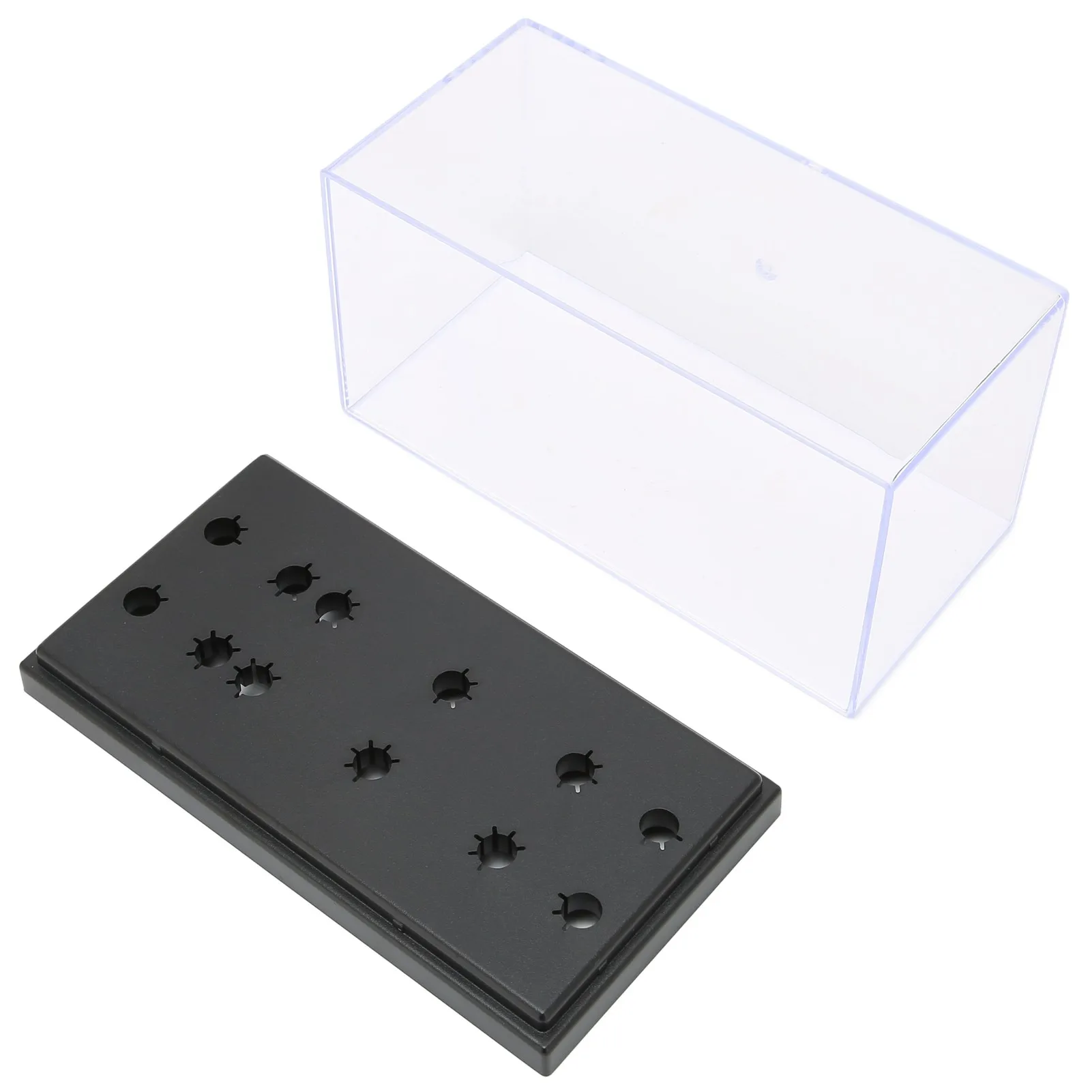 Record Player Stylus Holder Phonograph Head Storage Box High End Phonograph Head Long Needle Rack Display Sample Box