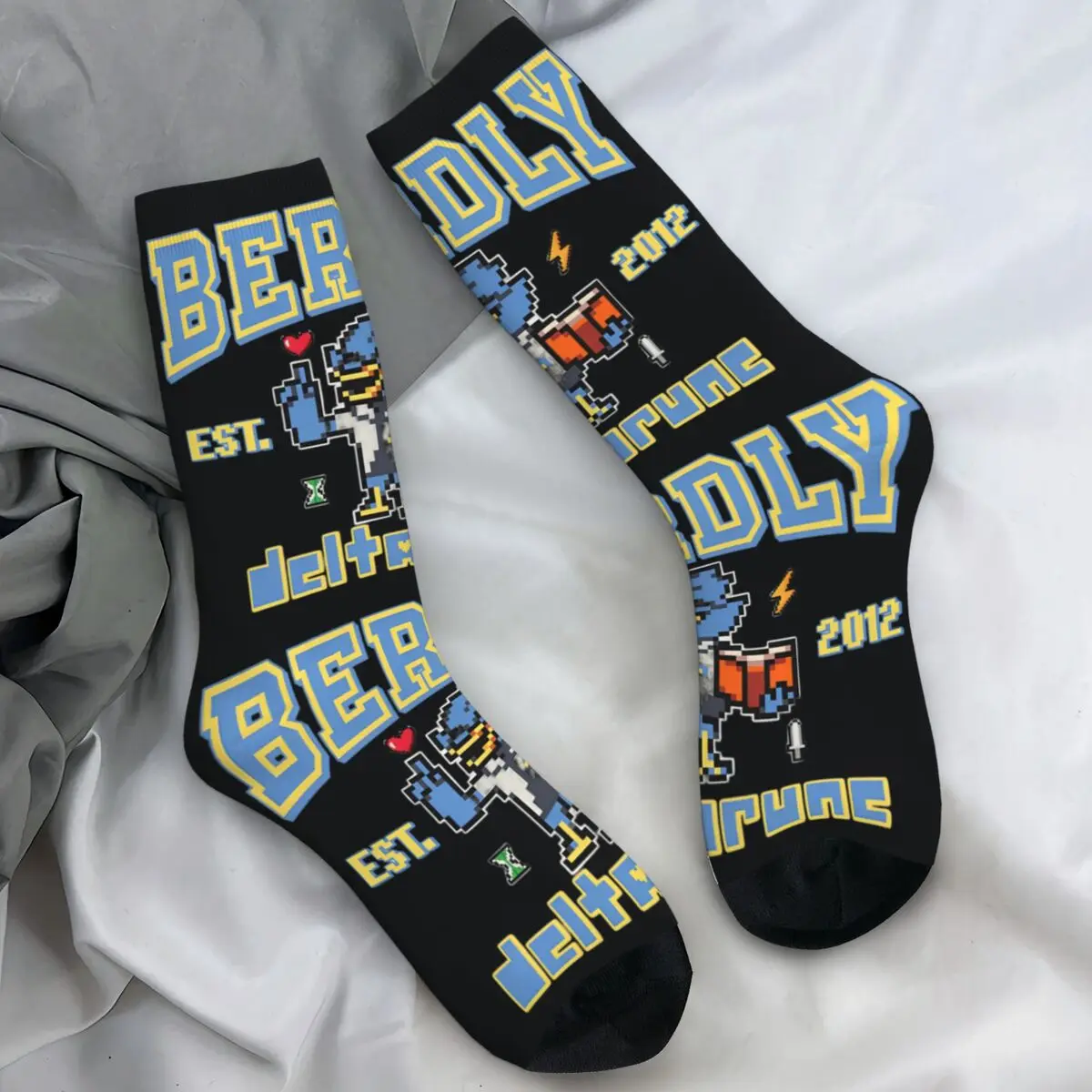 Deltarune Game Kris Susie Ralsei En Tenna Sokken Vrijetijdskousen Volwassenen Mannen Medium Zachte Fietssokken Herfst Anti Slip Sokken