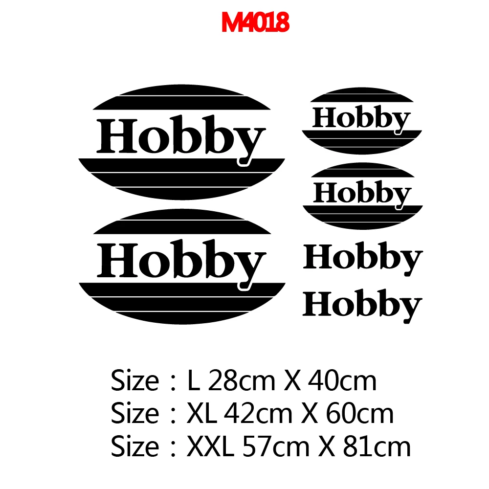 For Hobby Autocollant Sticker Camping Car Caravane Vinyl Stickers Caravan 8Pcs Car Styling Decal