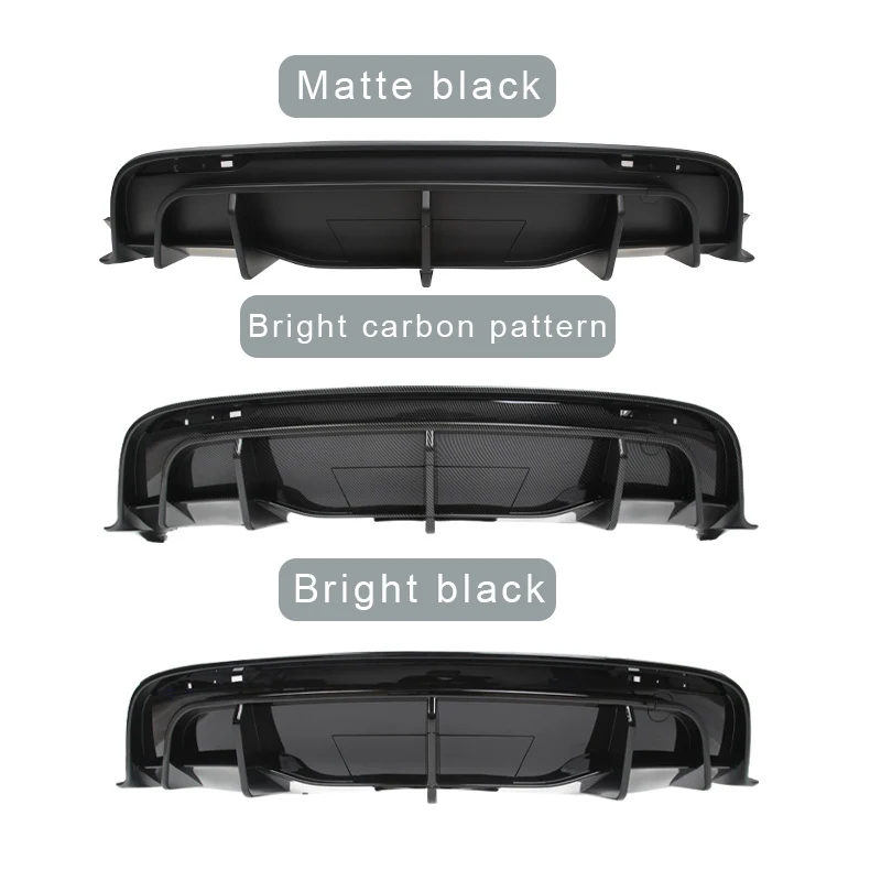 Car Accessories Body Kit Car Bumpers Facelifted Rear Bumper Diffuser Rear Lip with Light for Tesla Model Y 2021 2022 2023