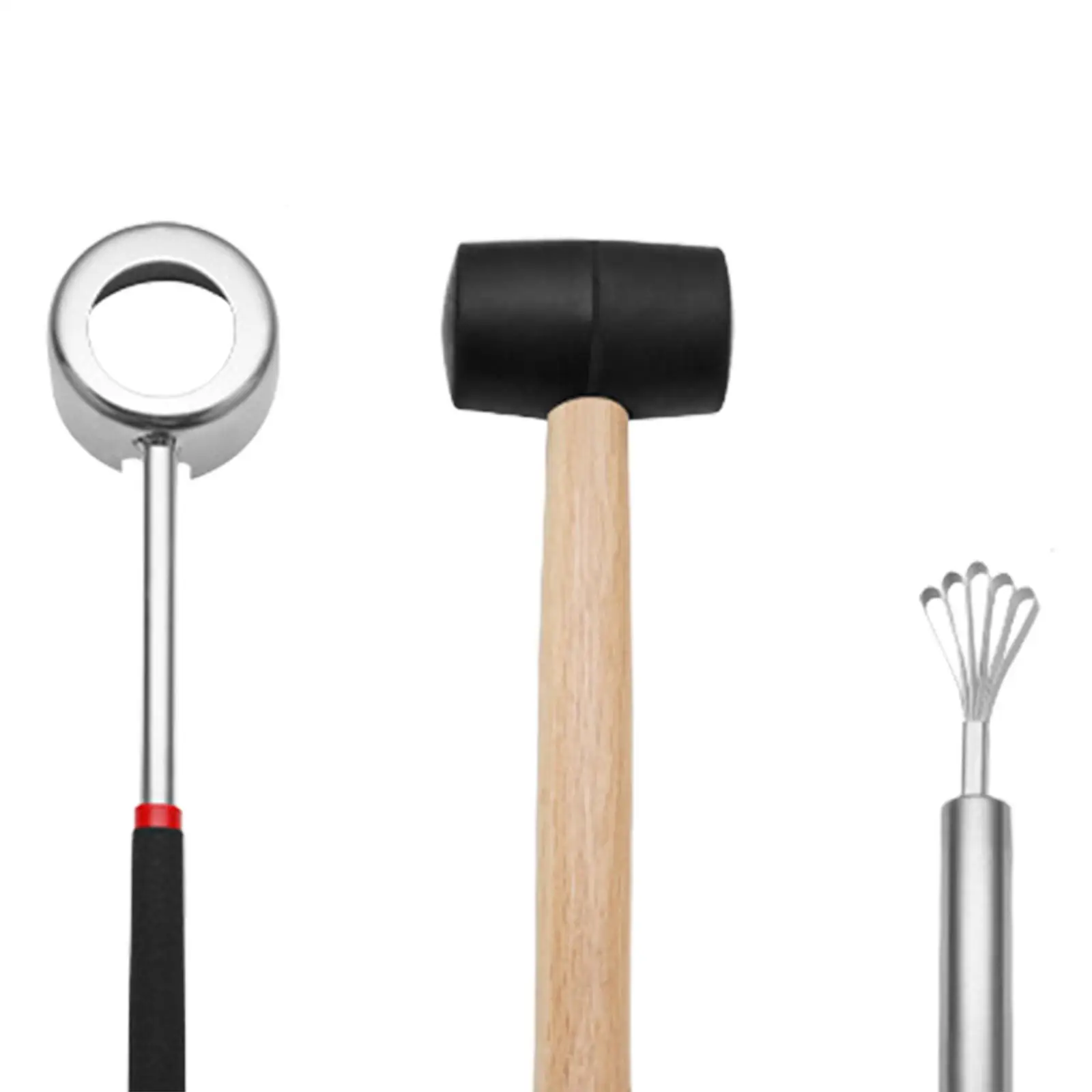 4x مجموعة أدوات فتاحة قشرة جوز الهند خفيفة الوزن ومتعددة الأغراض ومحمولة لحم جوز الهند فتاحة فواكه #5