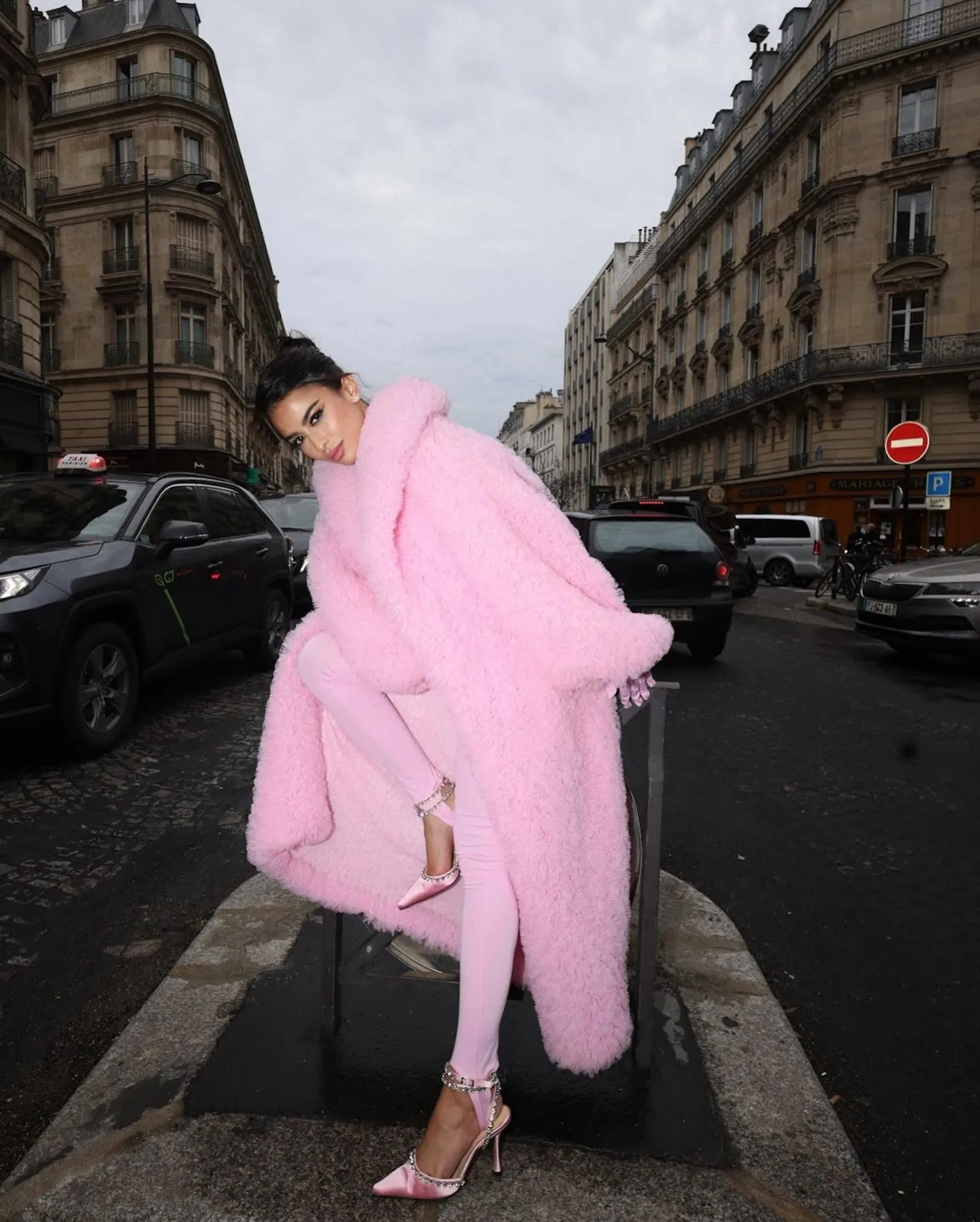 Veste longue de luxe en Tulle rose pour femmes, manches bouffantes, robes formelles, manteau d'extérieur