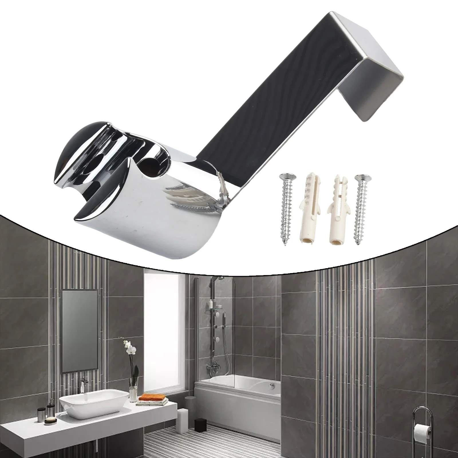 

Toilet Bidet Sprayer Holder Bidet Attachments Two Positions Electroplating Plated Treatment Environment Plumbing