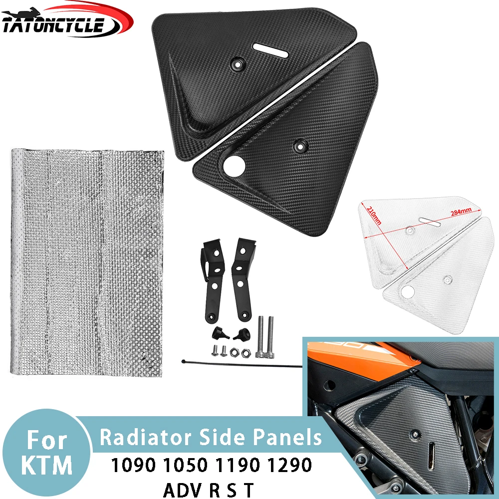 

For KTM 1090 1050 Adv Motorcycle Radiator Side Panels Cover Fairing Guard Protector 1190 1290 Super Adventure R S T Accessories