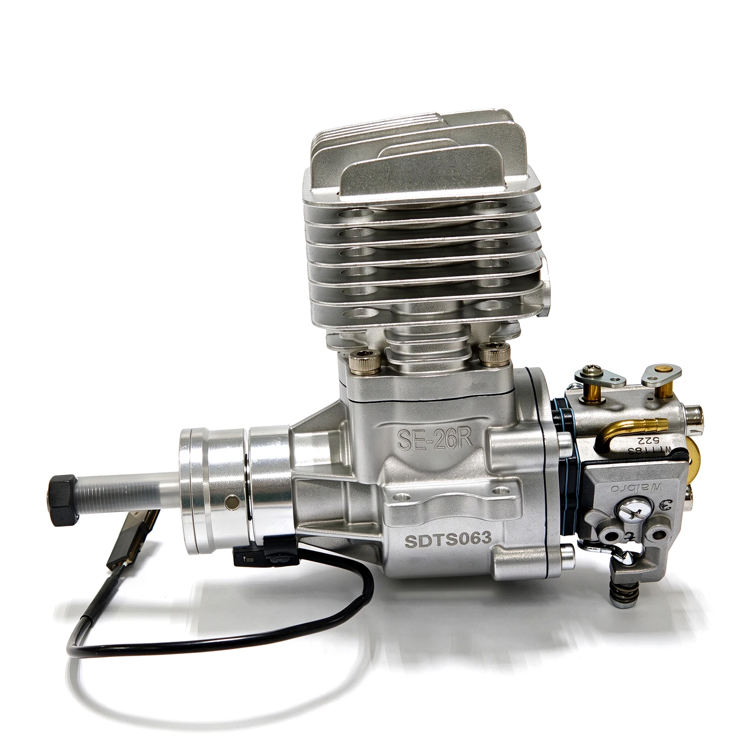 SE-26R 26cc Two Stroke Methanol Engine  Rear Mounted Exhaust Pipe  Suitable for DIY Modified Remote Control Car Models