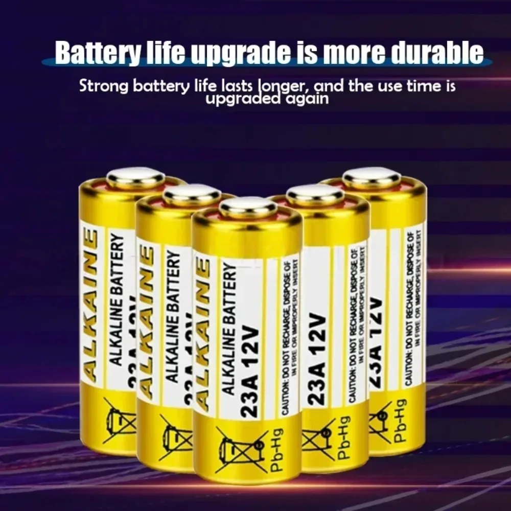 12V 23A Battery A23 L1028 E23A V23GA for Garage Door Openers Doorbells Toys Remote Controls
