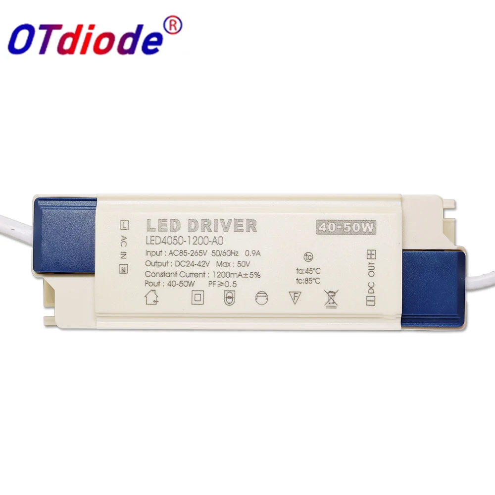 LED Driver Transformer 20 W-50 W DC24-42V 500mA 600mA 700mA 800mA 900mA 1000mA 1200mA 1500mA แหล่งจ่ายไฟไม่มีการสั่นไหวเปลี่ยน Lifud