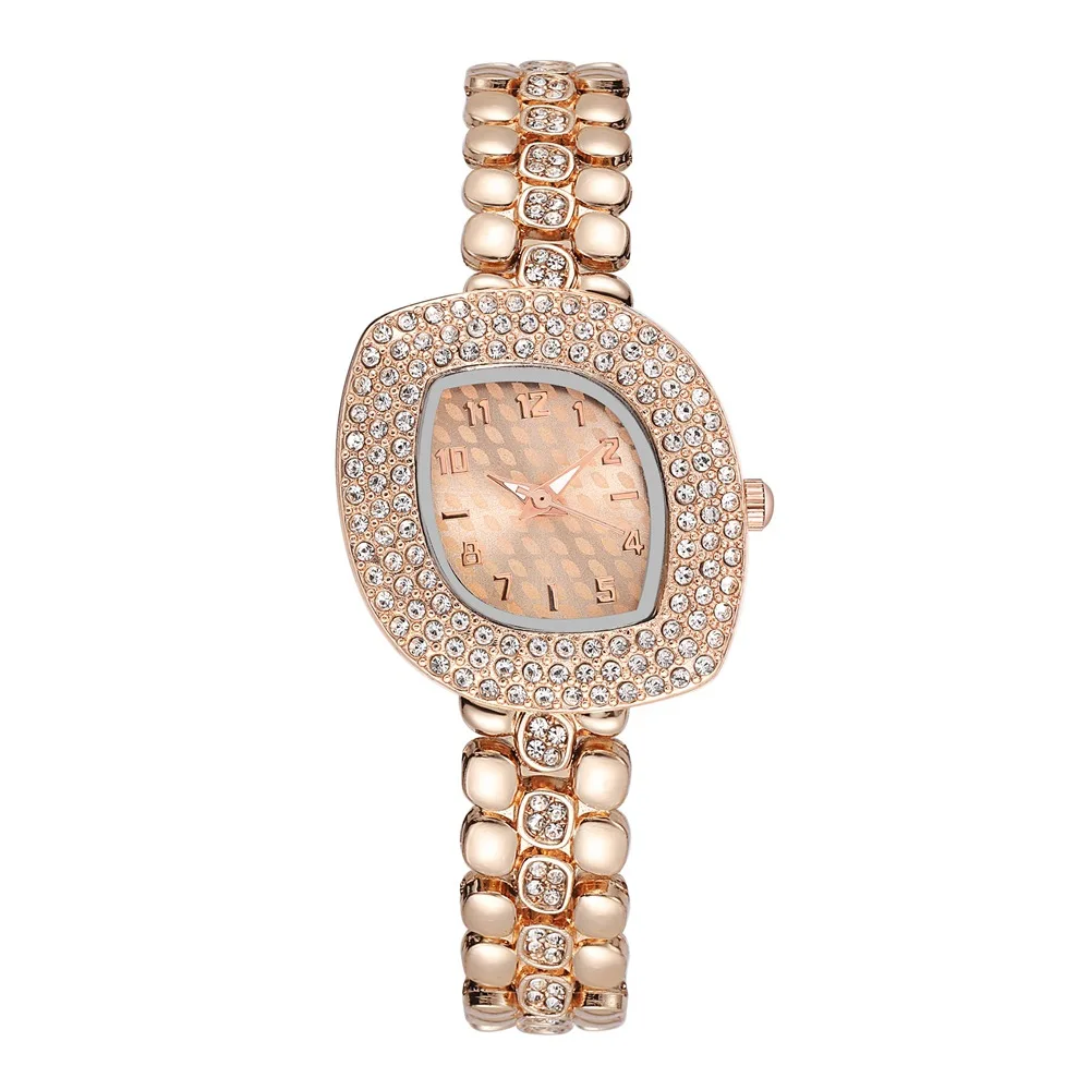 

Женские модные часы с бриллиантами в форме капли, модные часы-браслет