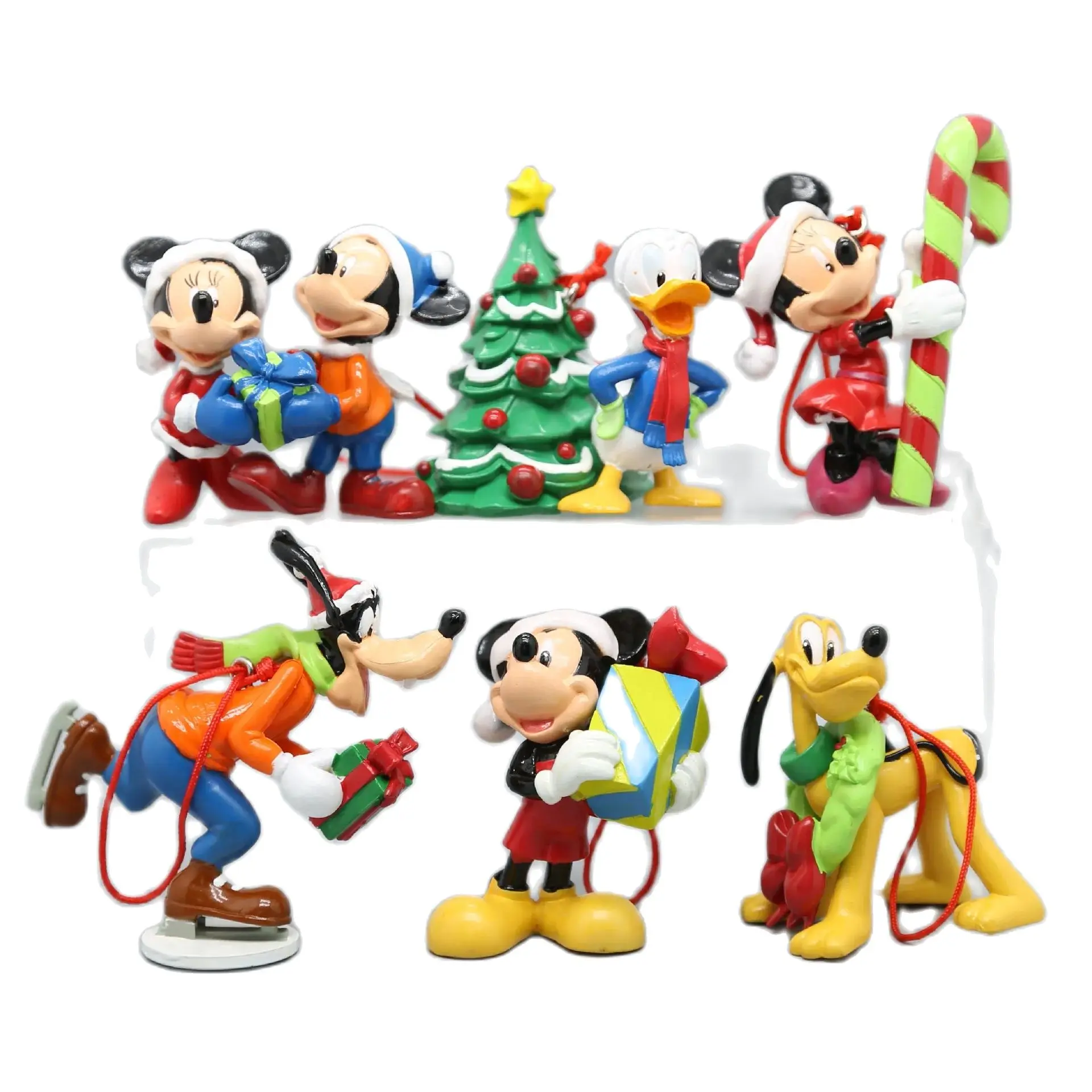 ديزني شنقا شجرة عيد الميلاد الحلي ، ميكي وميني الماوس المعلقات ، هدايا عيد الميلاد ، يصلح لحفل الزفاف الذكرى ، زينة الحزب #1