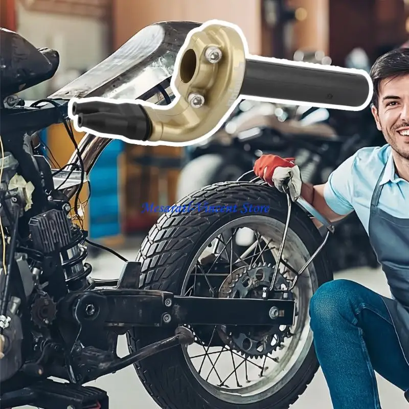 A70F Rutschfeste Motorrad-Griffe, Motorrad-Gasgriffe, Upgrades für Fahrräder – Detail 2