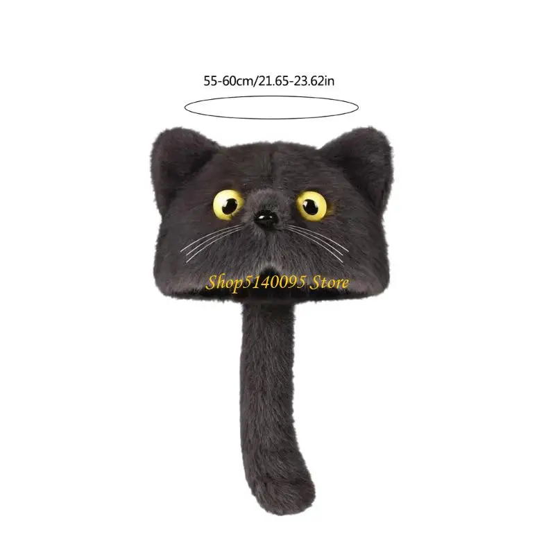 DXAE Chú Mèo Đáng Yêu Theo Chủ Đề Mũ Nỉ Thoáng Khí Mũ Thích Hợp Cho Trượt Tuyết Ngày Tuyết Ảnh Cha Mẹ Con