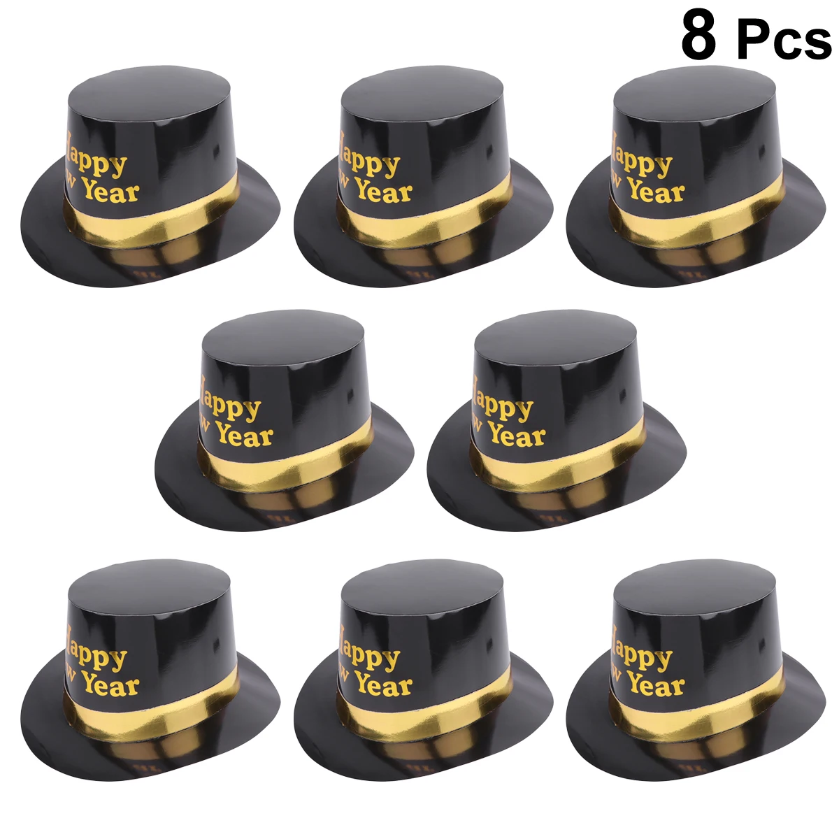 

8 PCS Paper Hat Birthday Party Favor New Year Hats Christmas Cosplay Prop Favors